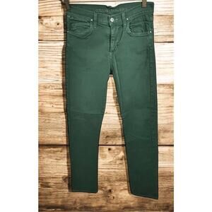 Citizens of Humanity Rocket High Rise Skinny Jeans Sz 27 Dark Green Ankle